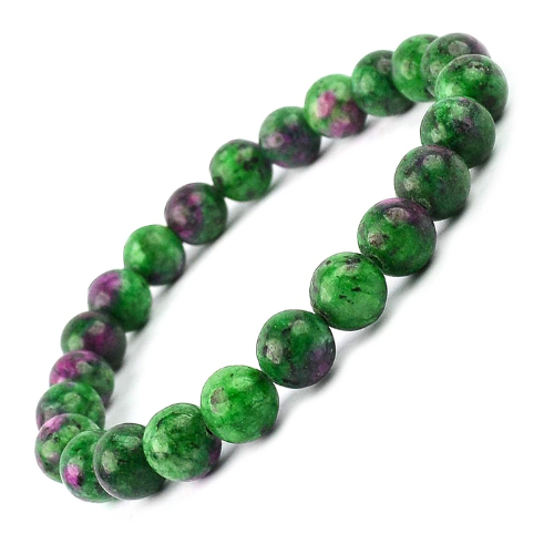 Ruby Zoisite Section Stretch Bracelet deals 263.00 ctw